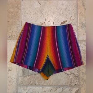 Revolve Stela 9 Hacienda Unique And Colorful Striped Women's Shorts Size 0